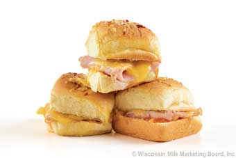 Baked Ham and Smoked Gouda Sliders