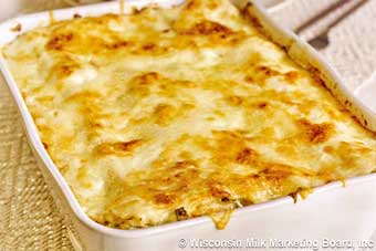 Creamy Fontina Crab Lasagna